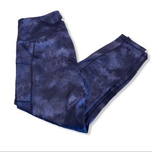 Lux High Waist Marble Print Leggings